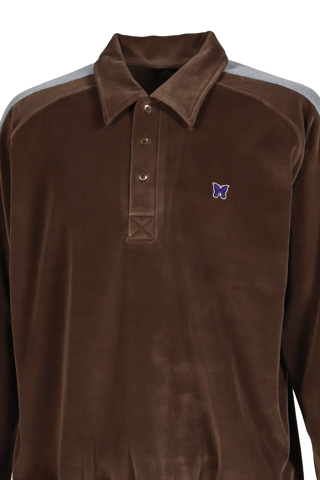 Side Line Pullover Shirt - C/Pe Velour / Brw