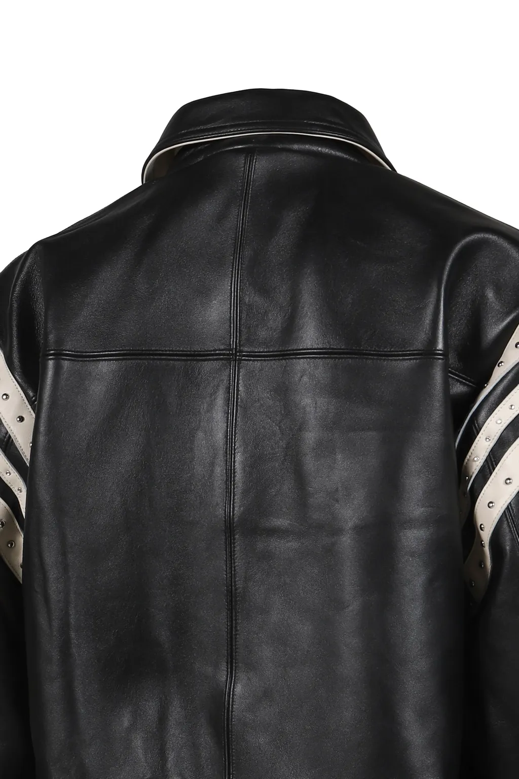 Encrusted Varsity Jacket / Blk