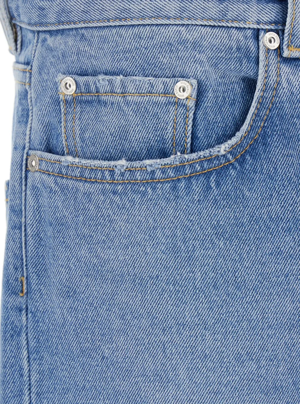 Icon Denim Jeans With Rear Logo Patch