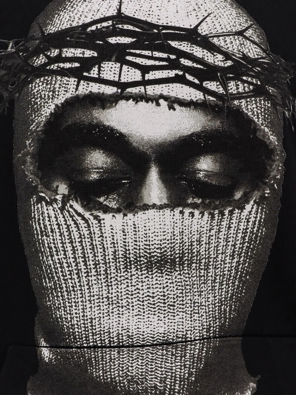 Ih Nom Uh Nit Mask Printed Drawstring Hoodie