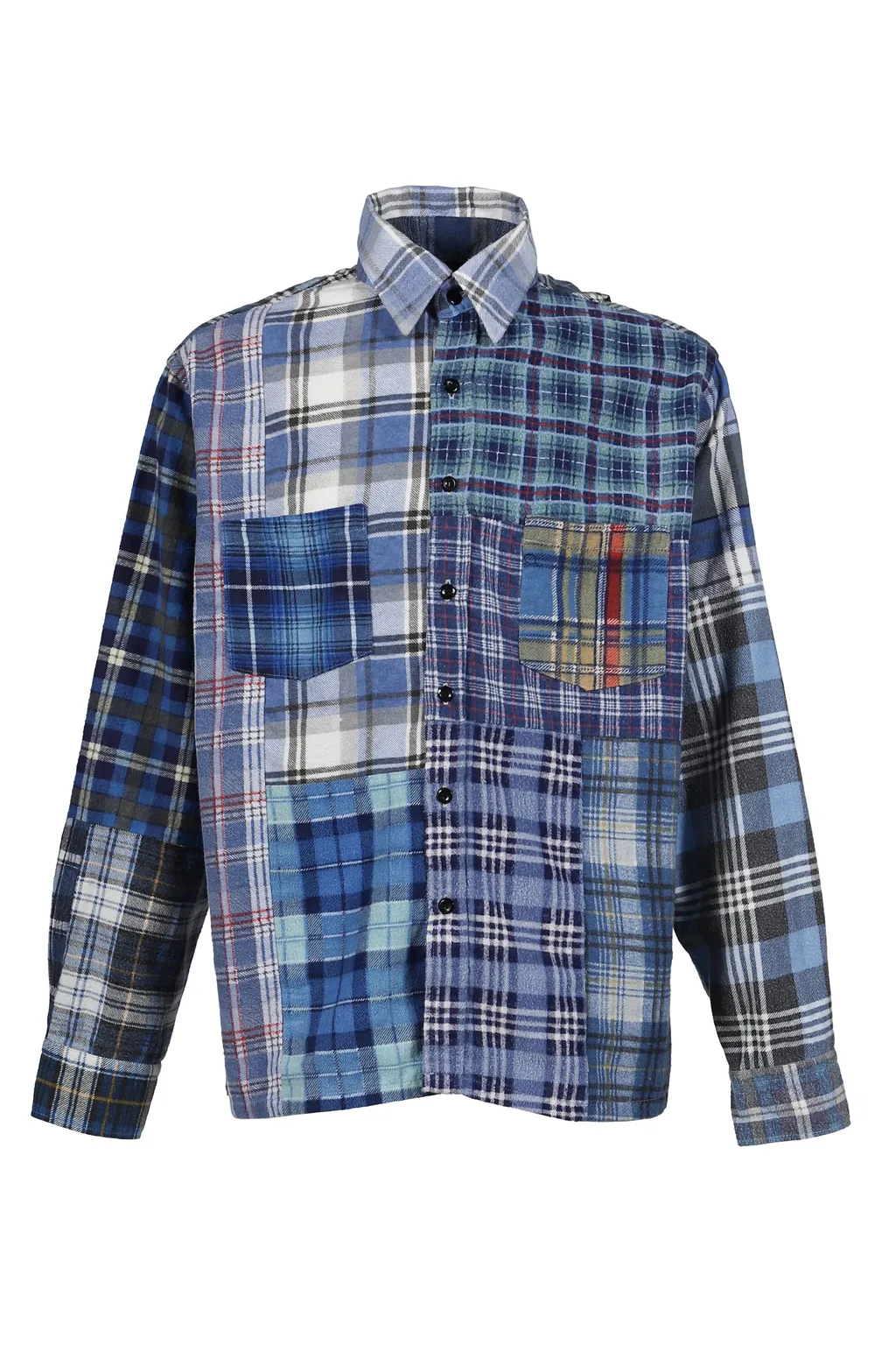Flannel Shirt -> Straight Hem Shirt / Assorted