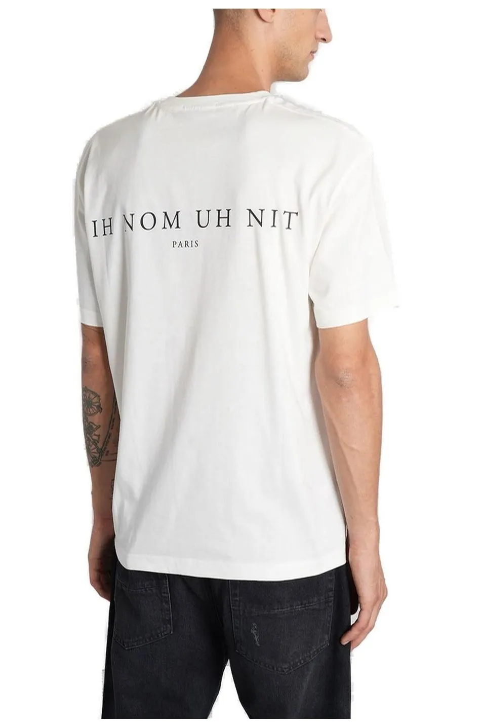 Ih Nom Uh Nit Graphic Printed Crewneck T-Shirt