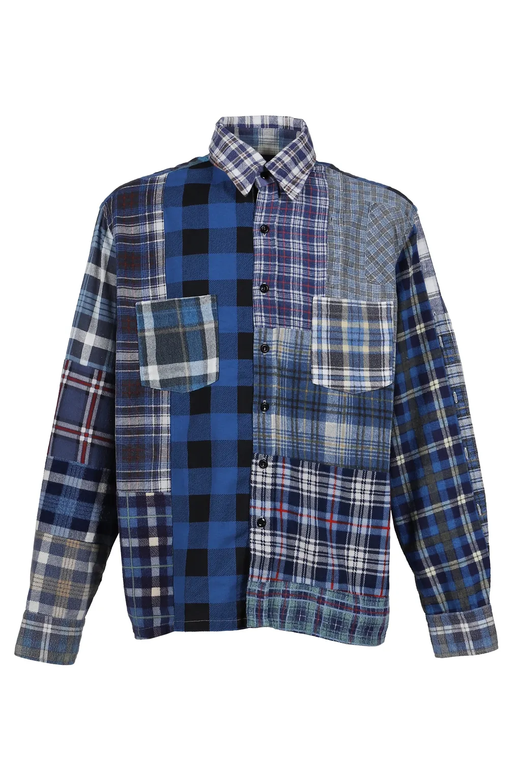 Flannel Shirt -> Straight Hem Shirt / Assorted