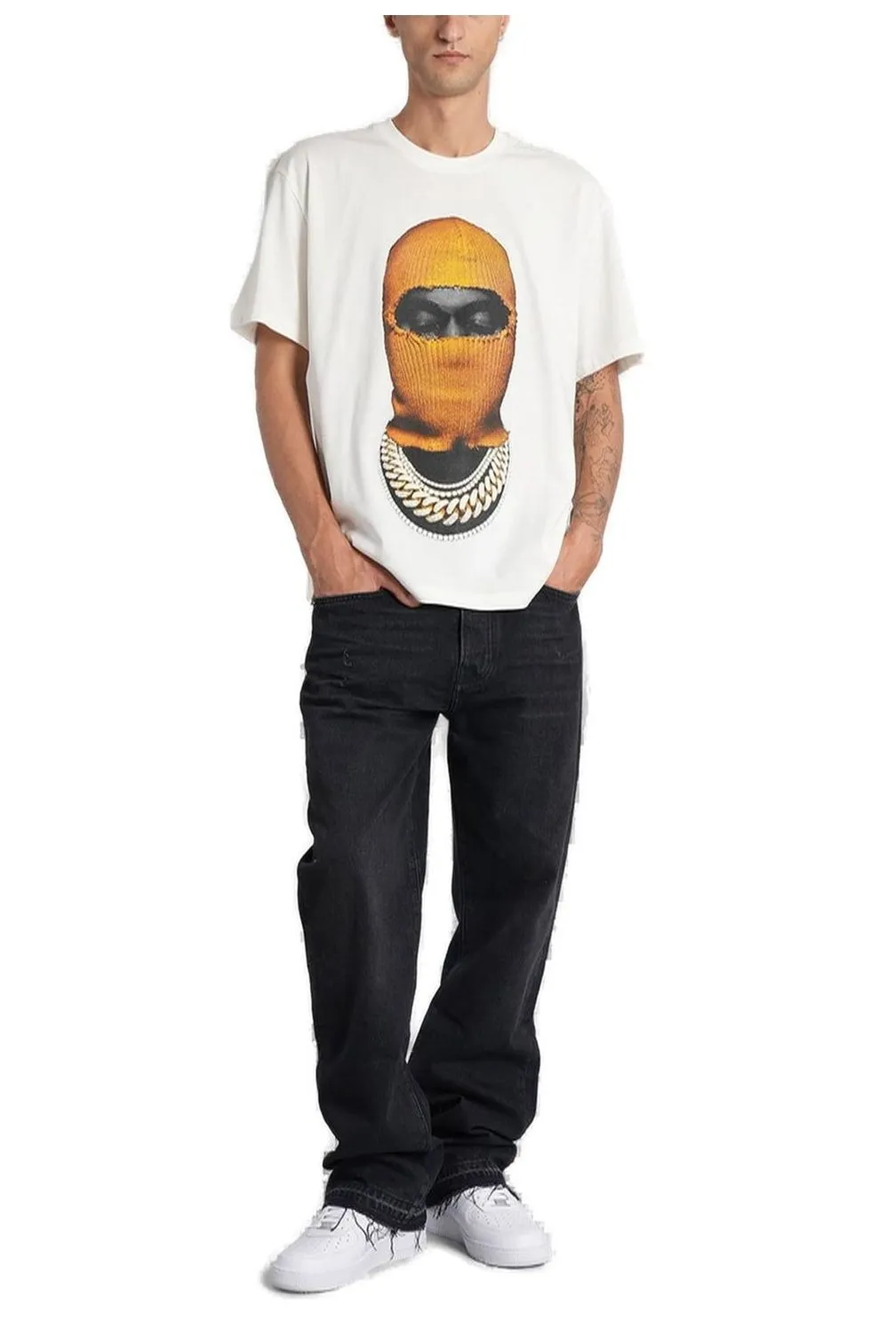 Ih Nom Uh Nit Graphic Printed Crewneck T-Shirt