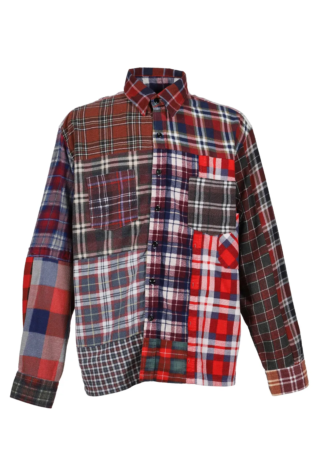 Flannel Shirt -> Straight Hem Shirt / Assorted