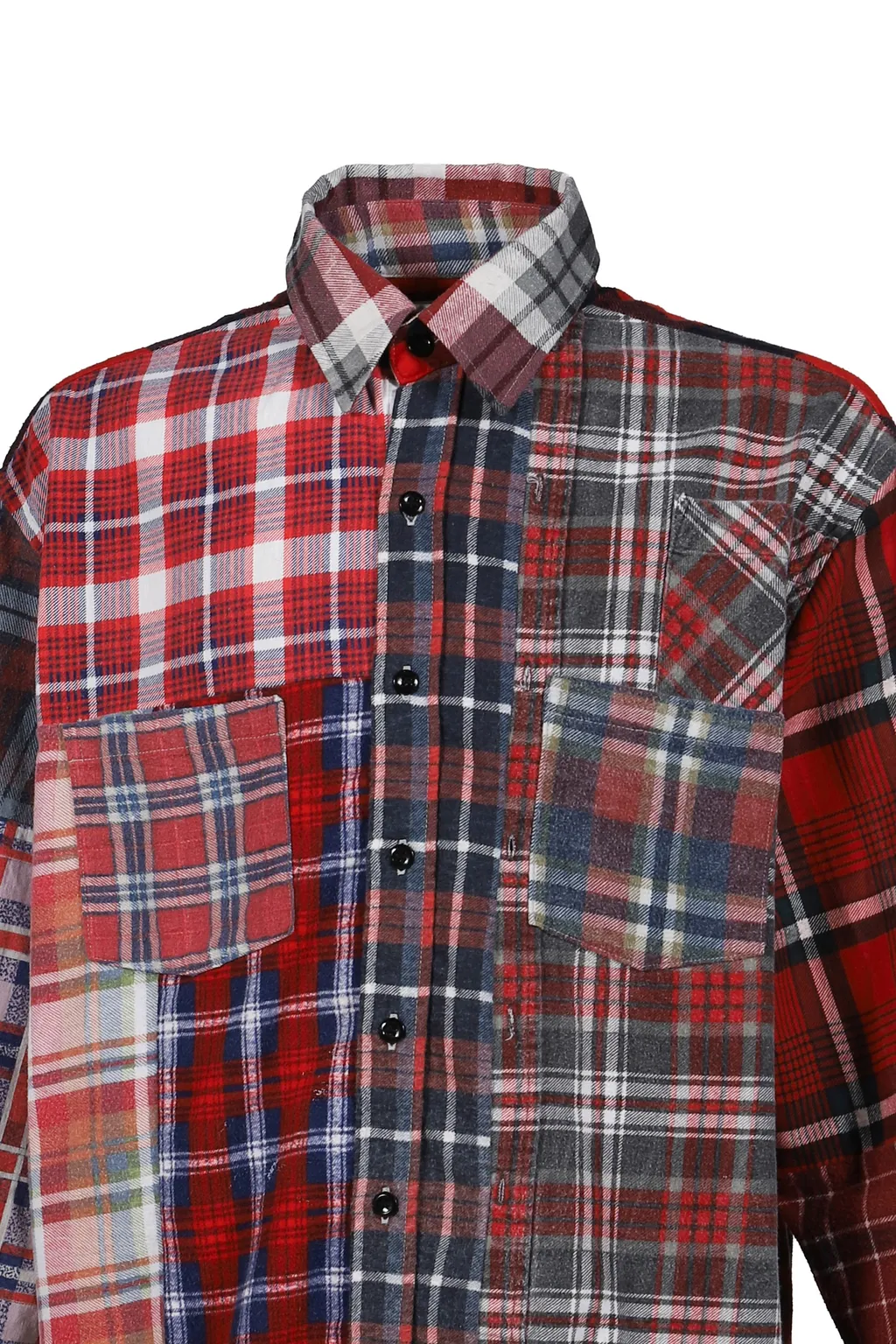 Flannel Shirt -> Straight Hem Shirt / Assorted