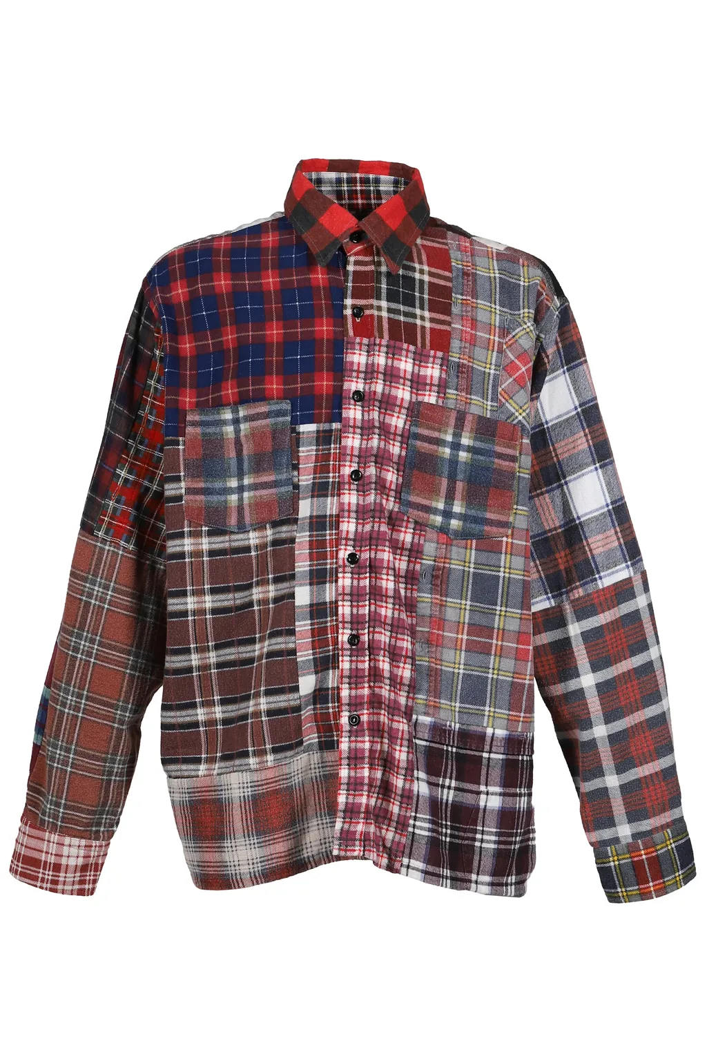 Flannel Shirt -> Straight Hem Shirt / Assorted