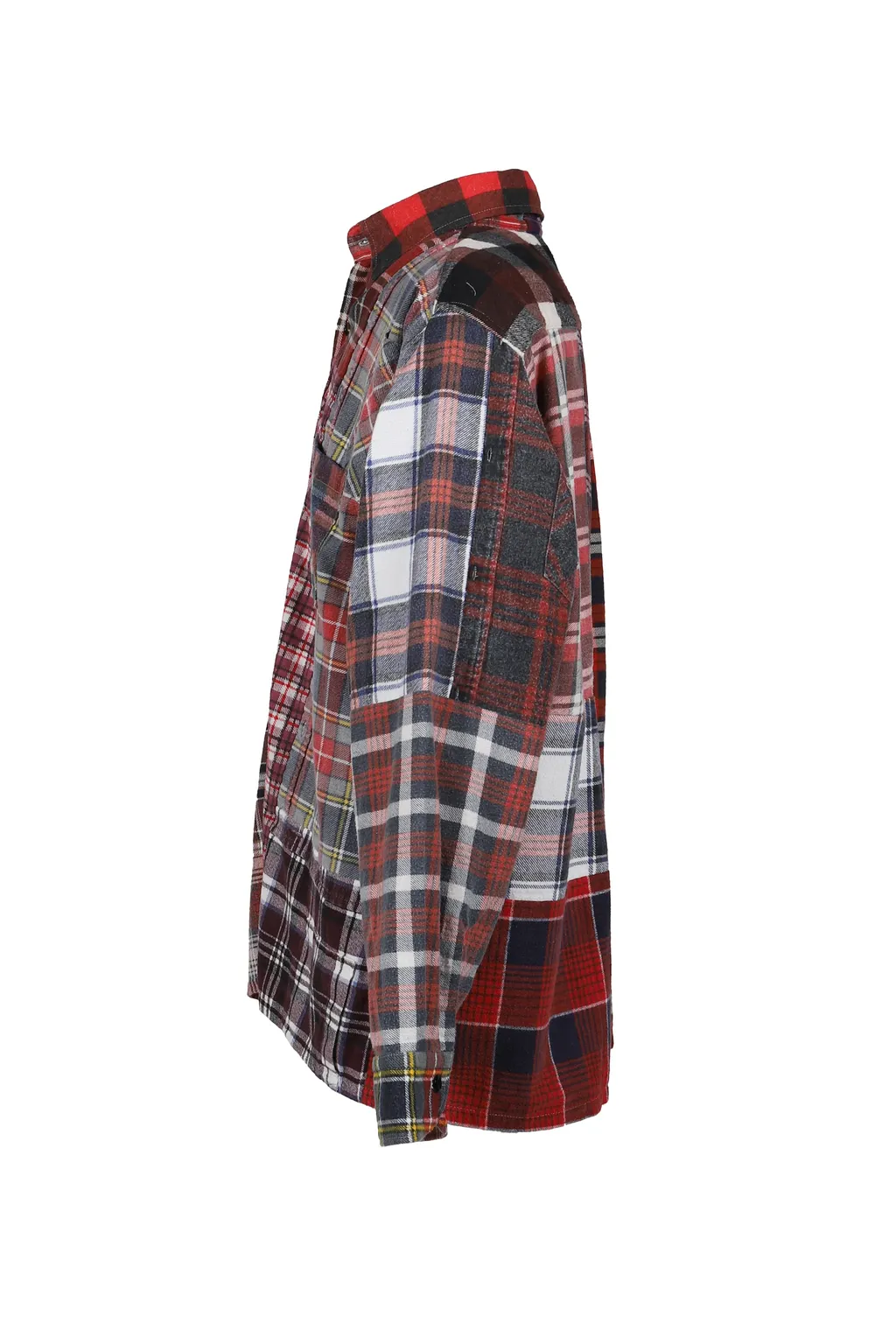 Flannel Shirt -> Straight Hem Shirt / Assorted
