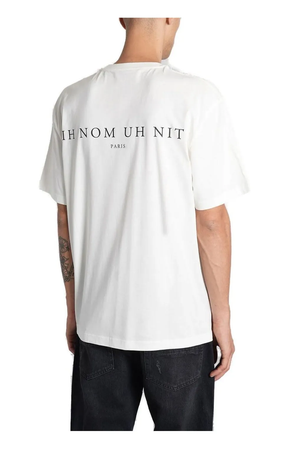 Ih Nom Uh Nit Graphic Printed Crewneck T-Shirt