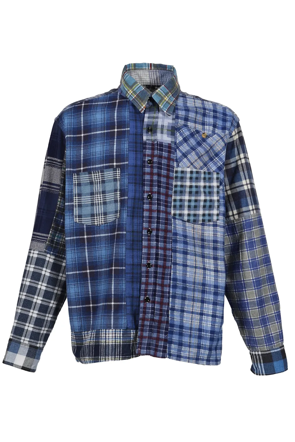 Flannel Shirt -> Straight Hem Shirt / Assorted