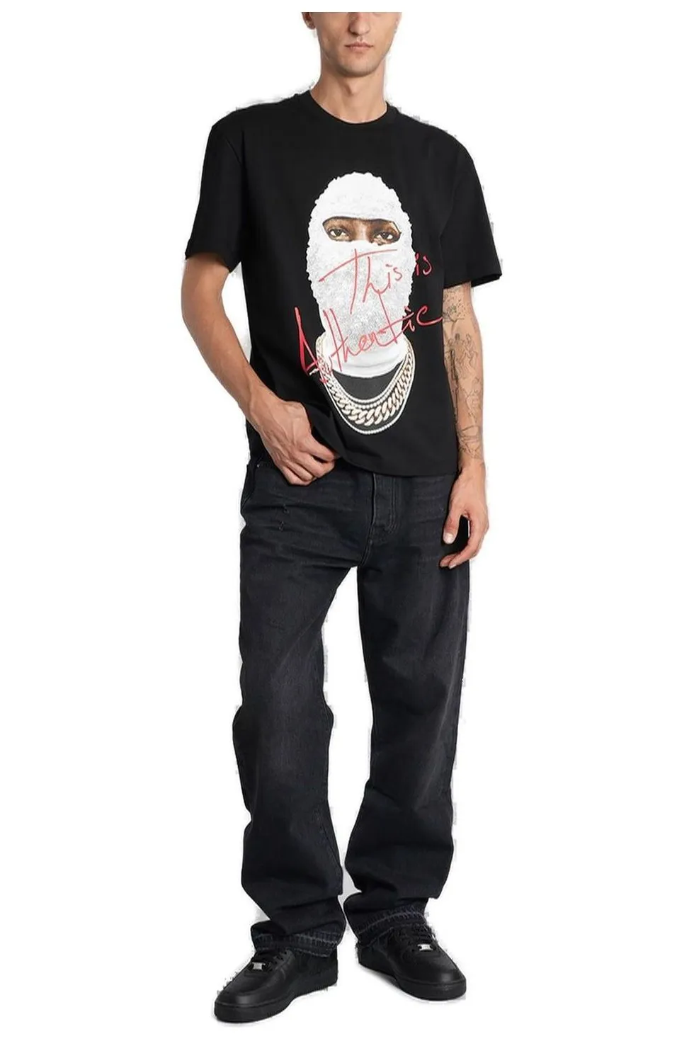 Ih Nom Uh Nit Graphic Printed Crewneck T-Shirt