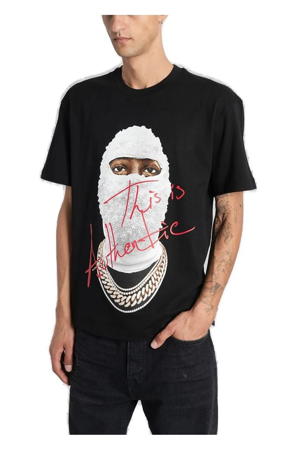 Ih Nom Uh Nit Graphic Printed Crewneck T-Shirt
