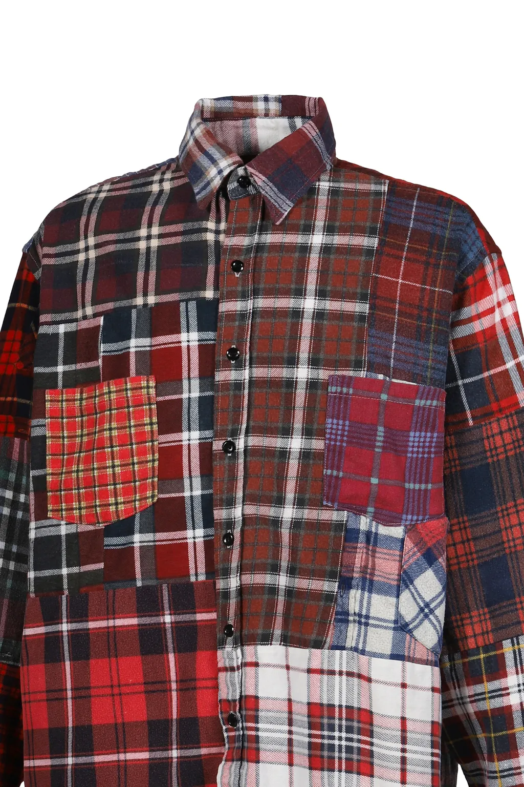 Flannel Shirt -> Straight Hem Shirt / Assorted