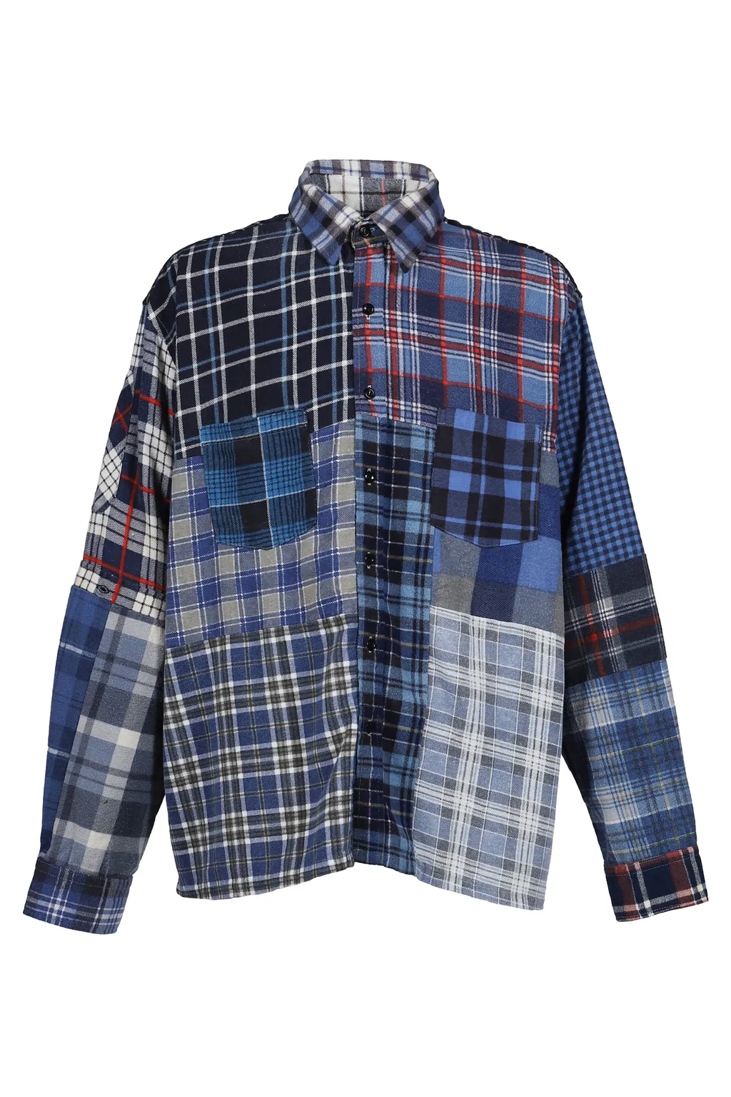 Flannel Shirt -> Straight Hem Shirt / Assorted