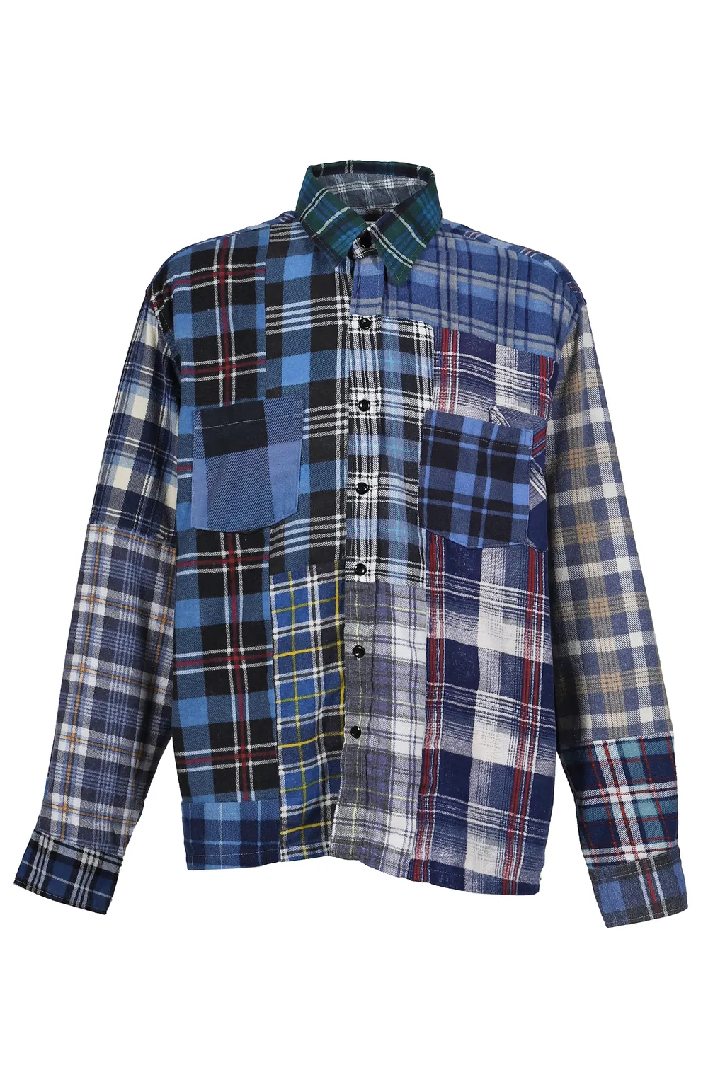 Flannel Shirt -> Straight Hem Shirt / Assorted