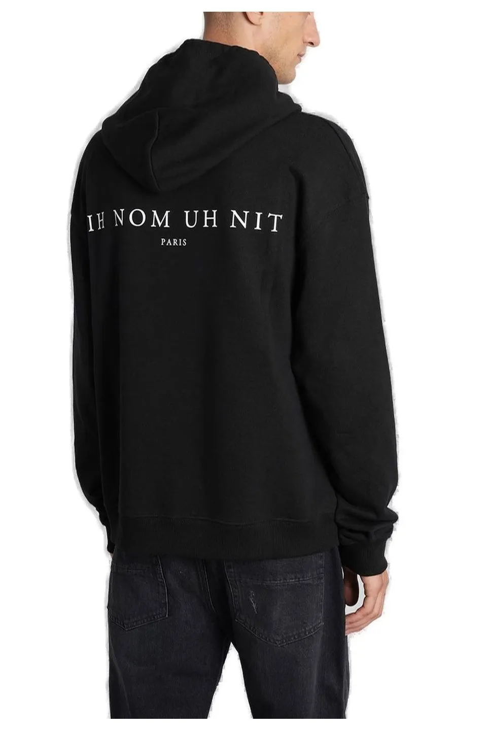 Ih Nom Uh Nit Mask Printed Drawstring Hoodie