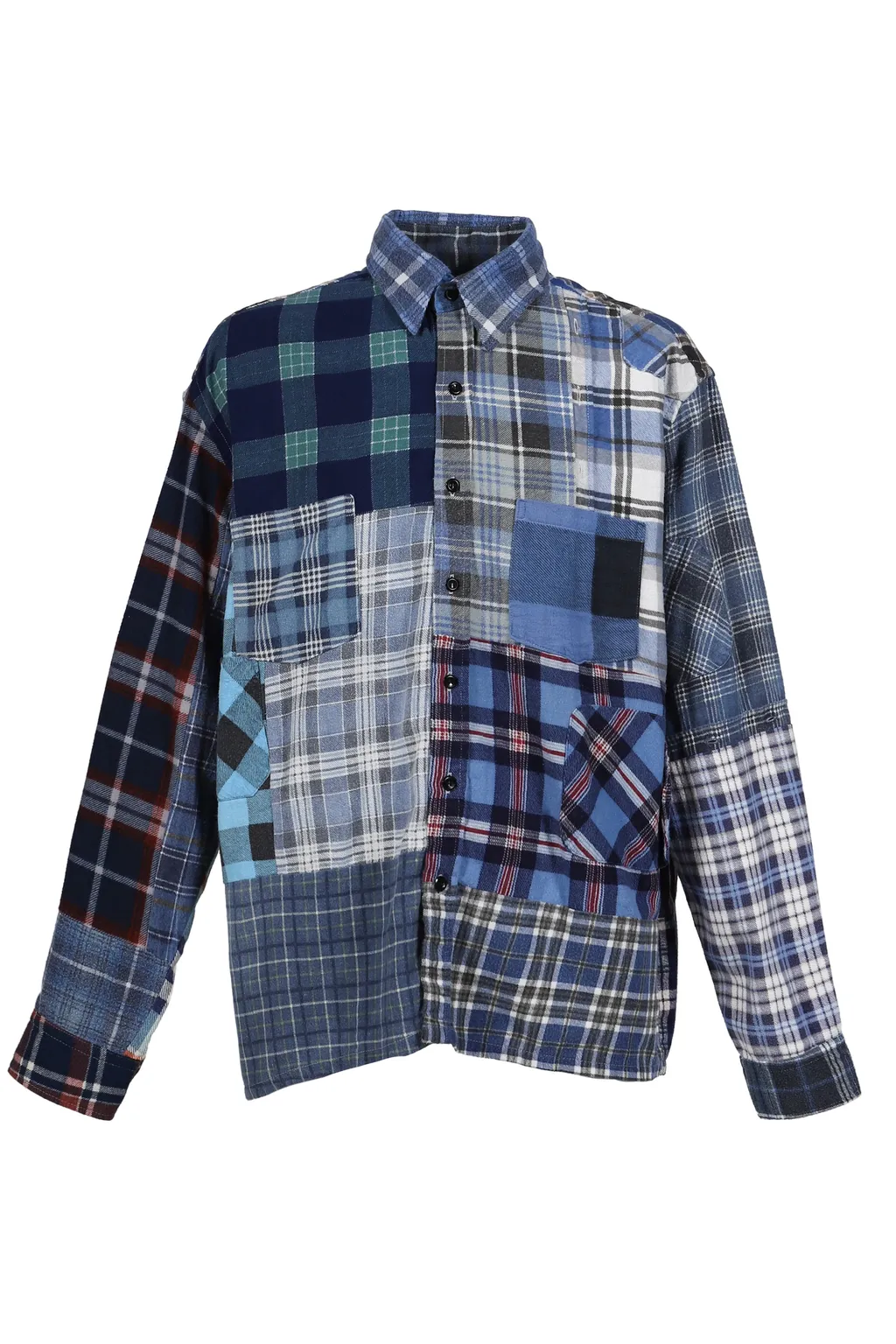 Flannel Shirt -> Straight Hem Shirt / Assorted