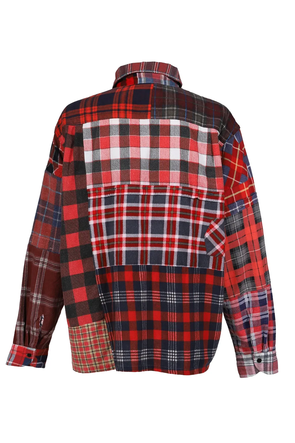 Flannel Shirt -> Straight Hem Shirt / Assorted
