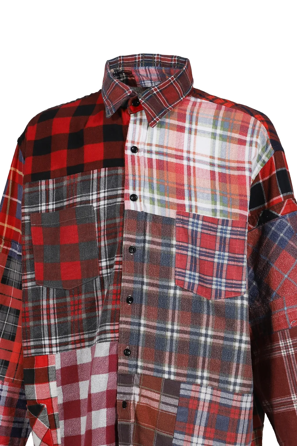 Flannel Shirt -> Straight Hem Shirt / Assorted