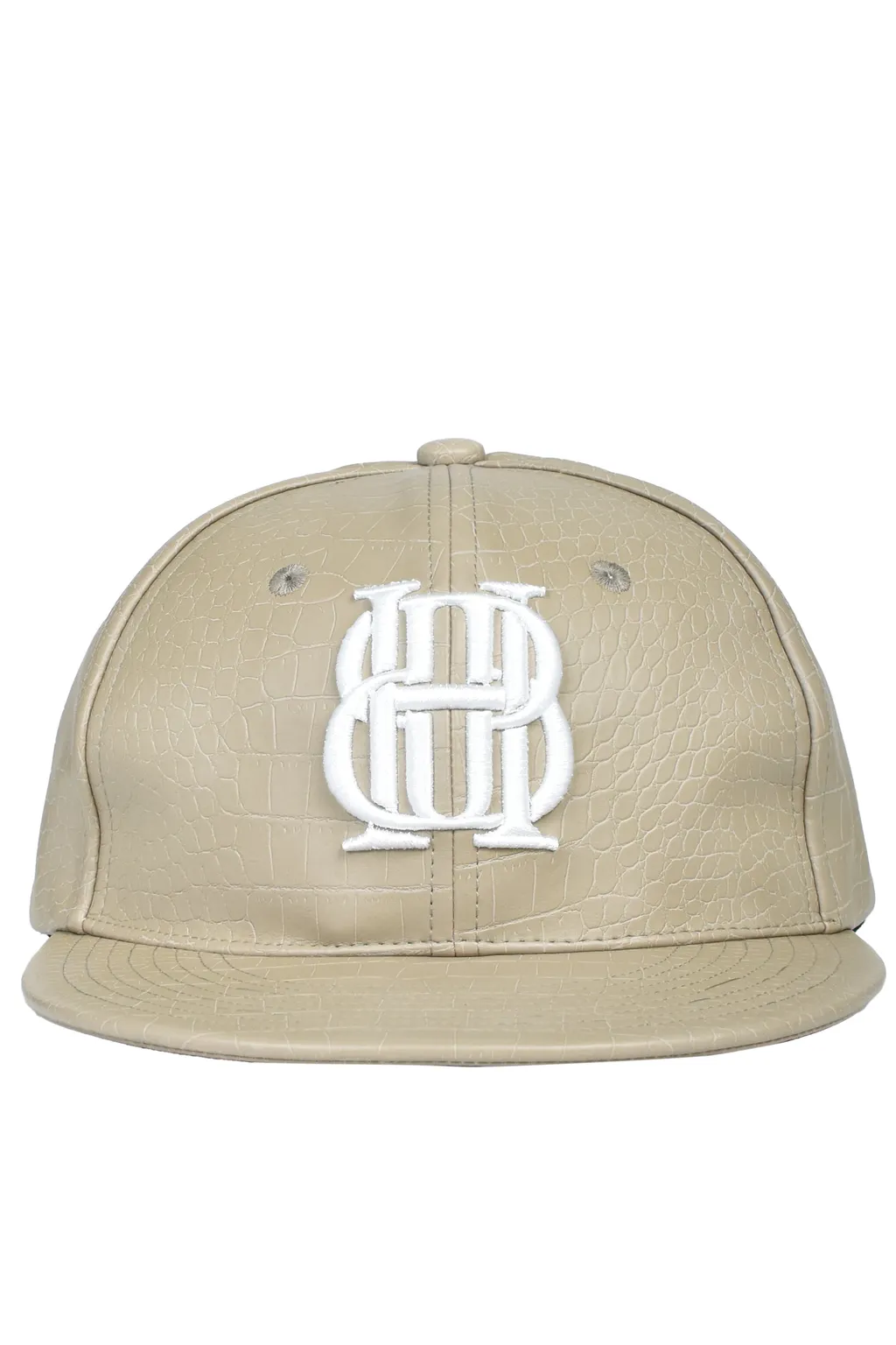 Bh Logo Faux Crocodile Cap / Bei