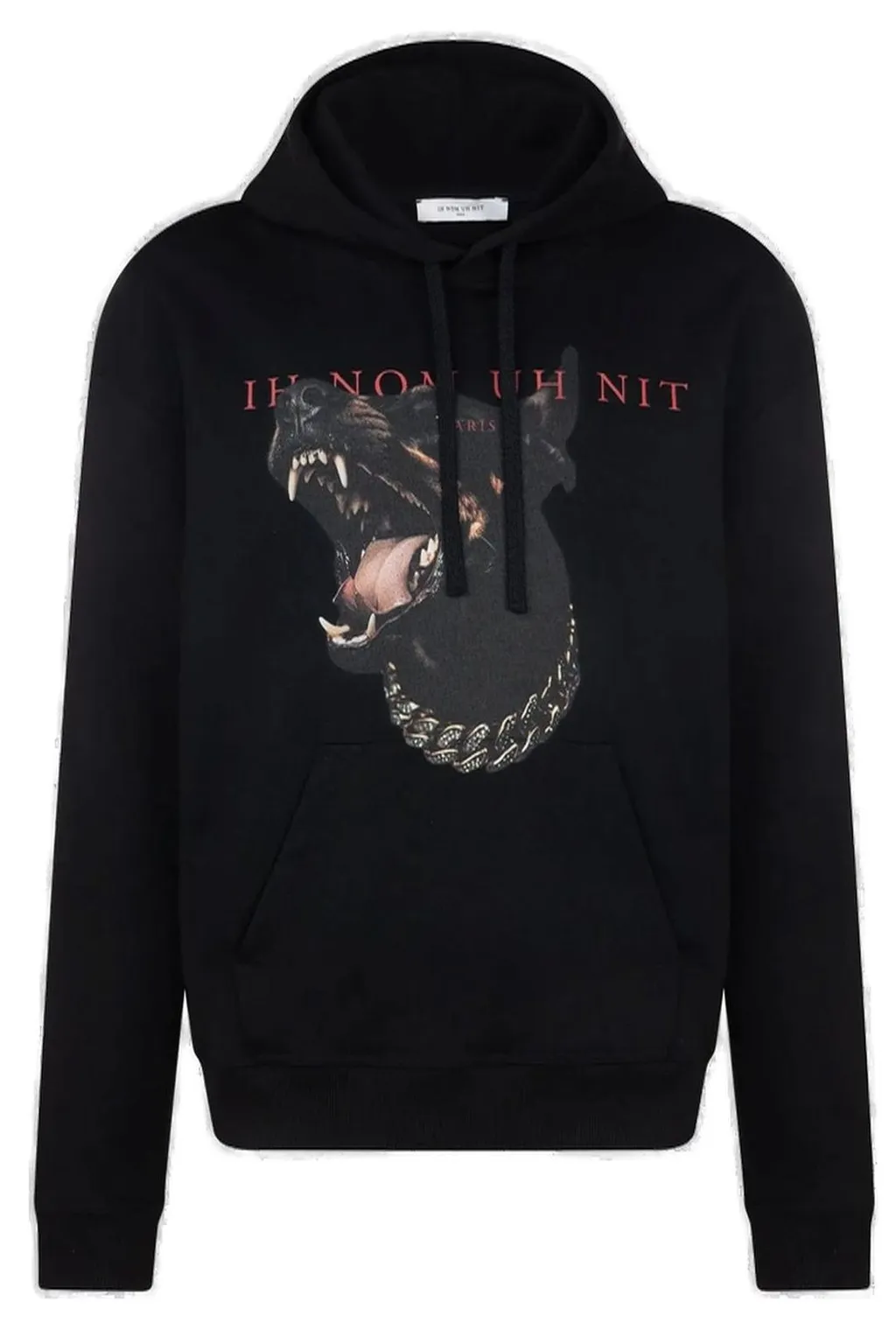 Ih Nom Uh Nit Pattern-Printed Drawstring Hoodie