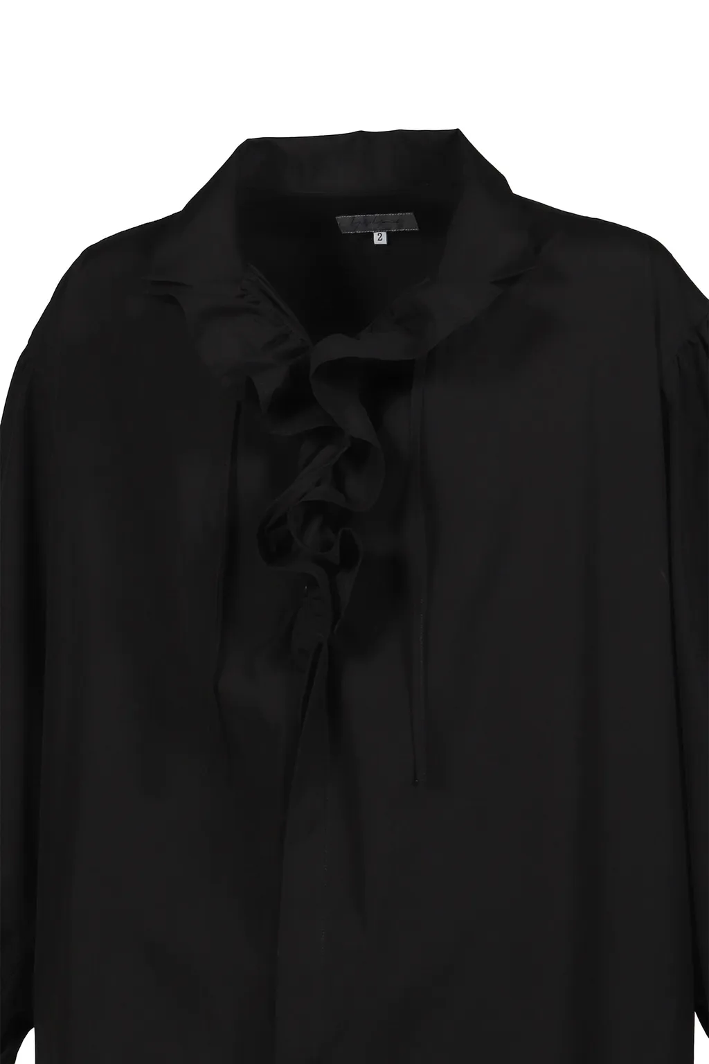Frill Shirt / Blk