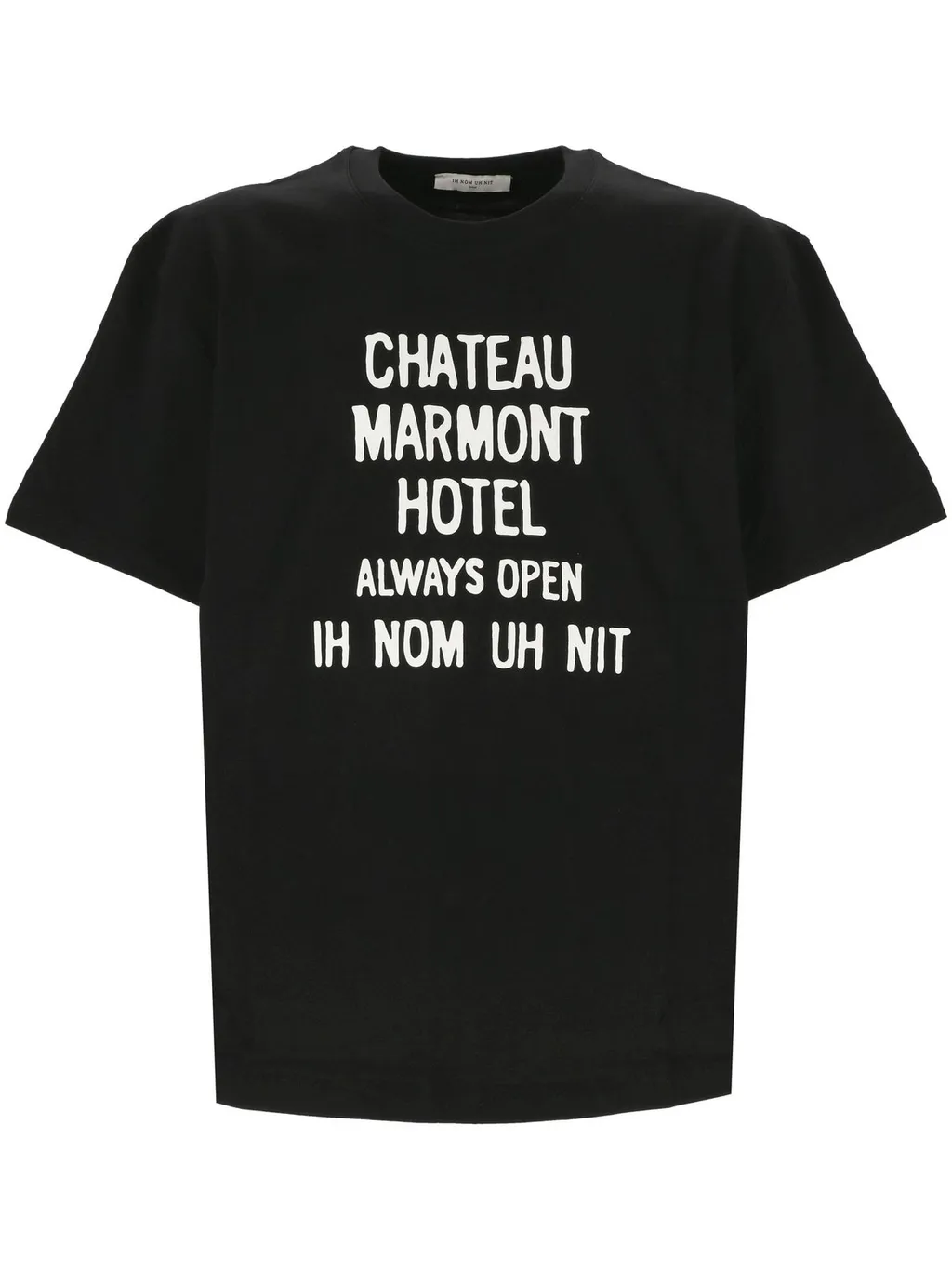 Ih Nom Uh Nit Logo Printed Crewneck T-Shirt
