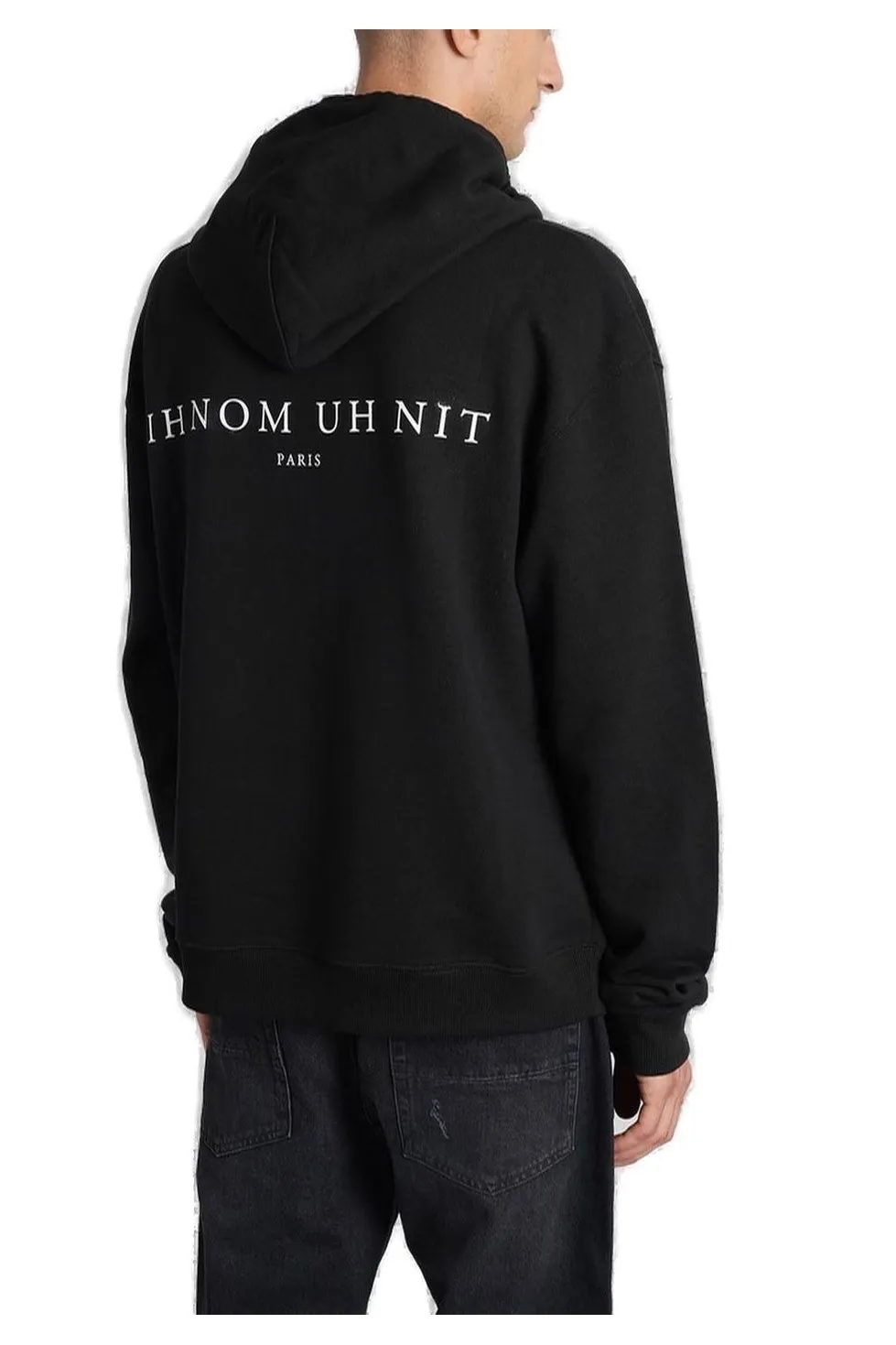 Ih Nom Uh Nit Mask Printed Drawstring Hoodie