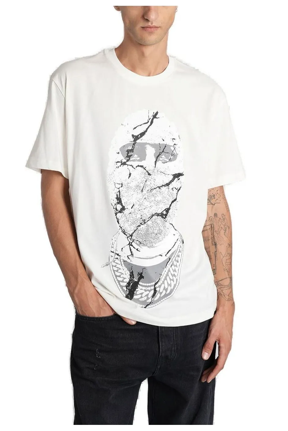 Ih Nom Uh Nit Graphic Printed Crewneck T-Shirt