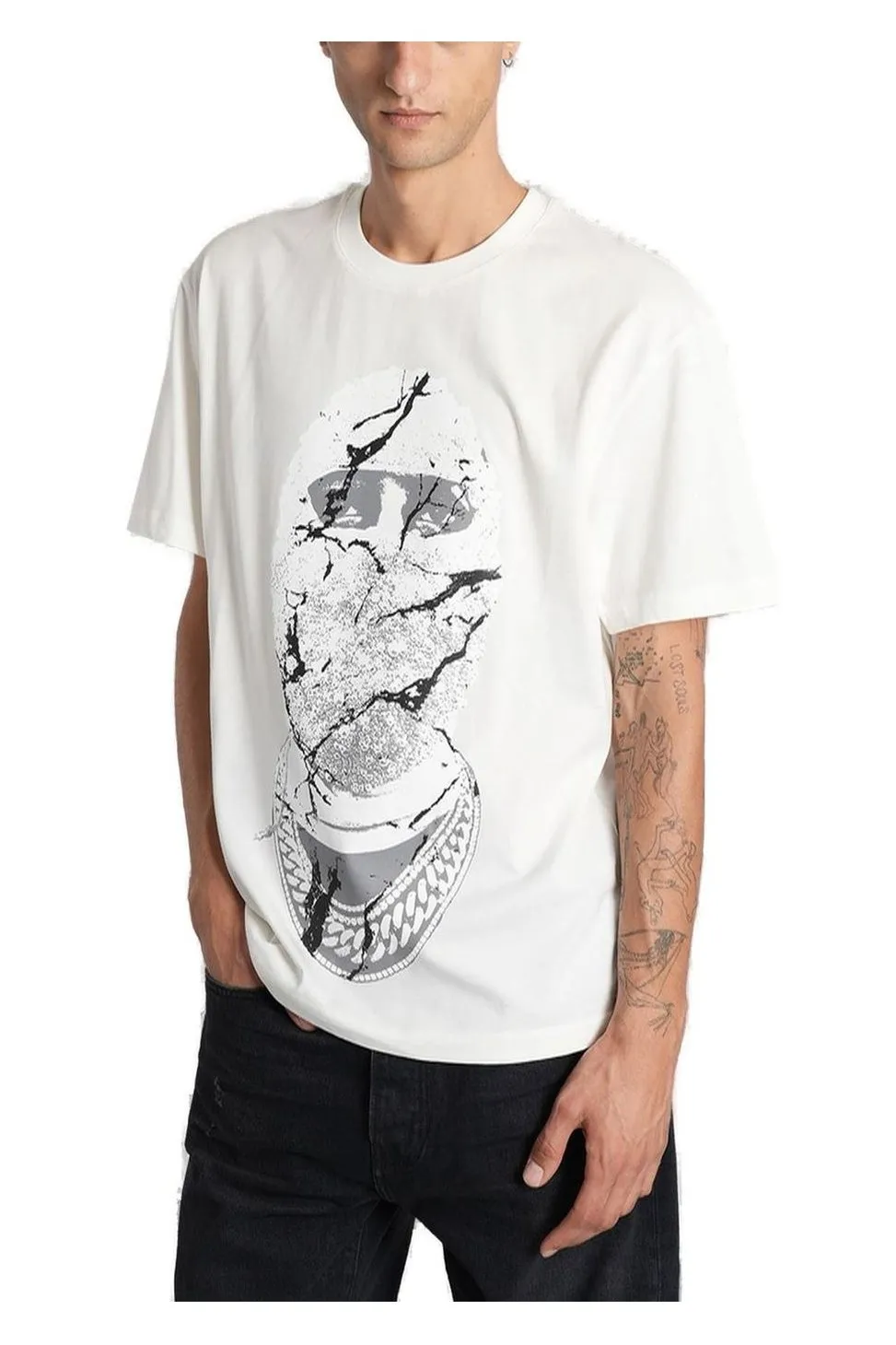 Ih Nom Uh Nit Graphic Printed Crewneck T-Shirt