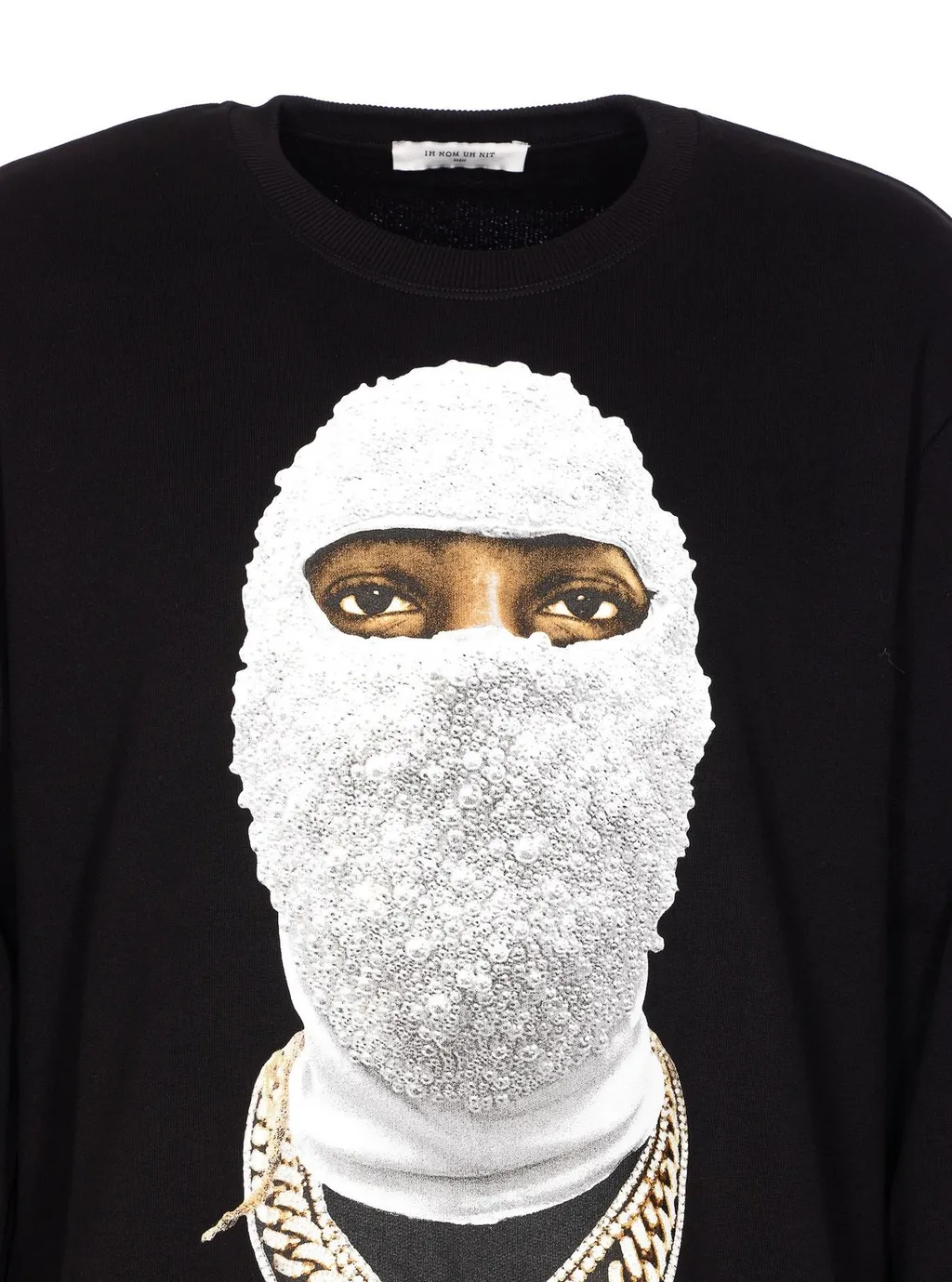 Ih Nom Uh Nit Beaded-Face Crewneck Sweatshirt