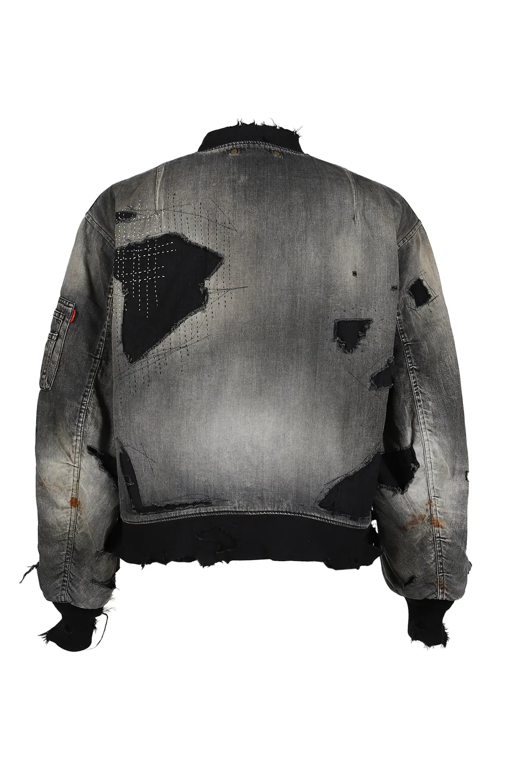 Hard Remaked Dual Denim Ma-1 / Blk