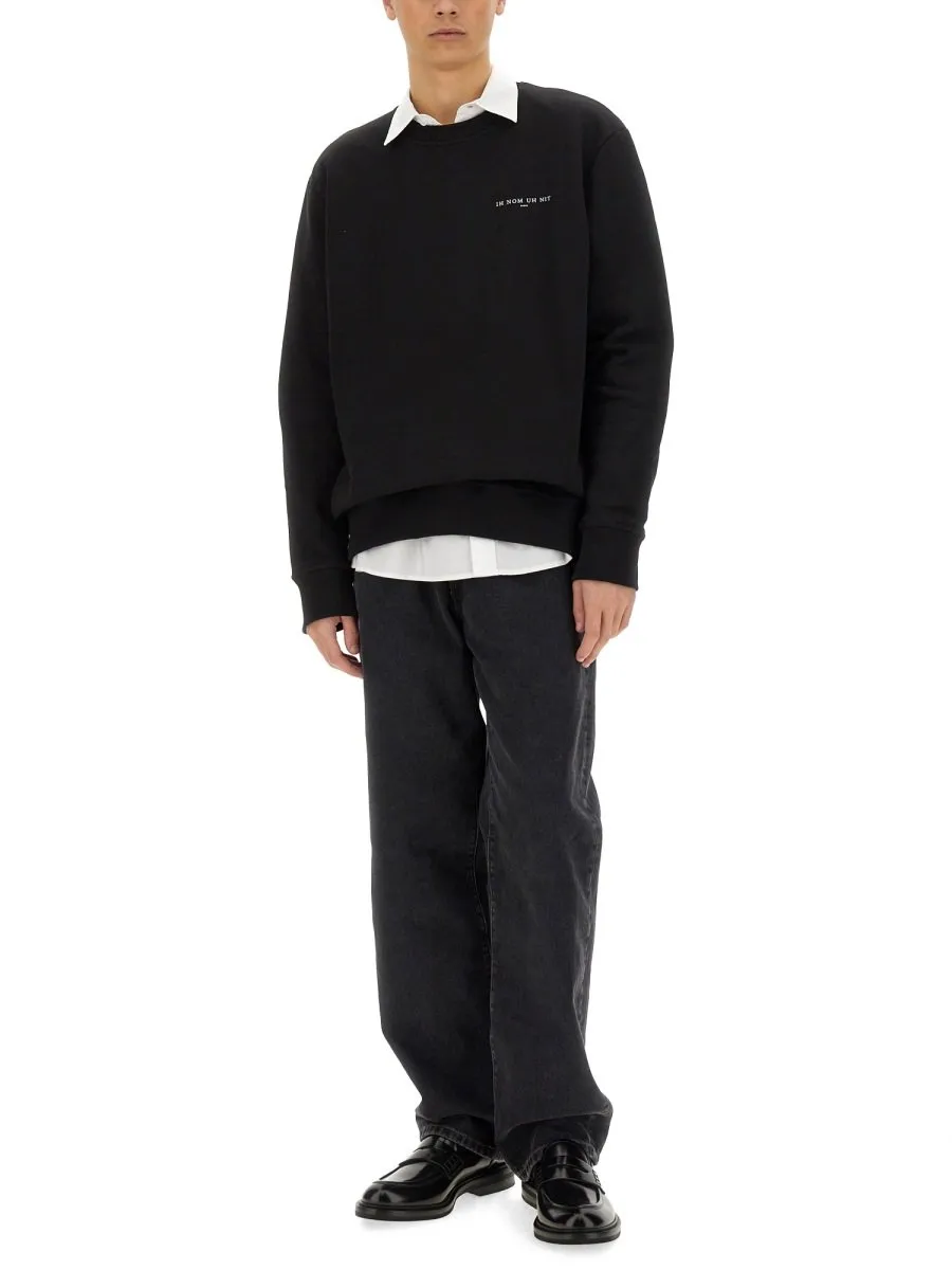 Ih Nom Uh Nit Crowned Mask Crewneck Sweatshirt