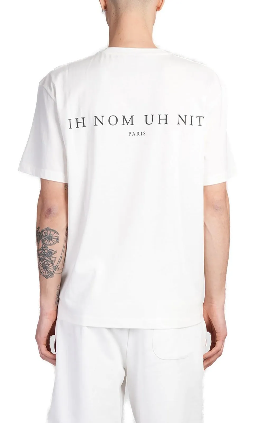 Ih Nom Uh Nit Logo Printed Crewneck T-Shirt