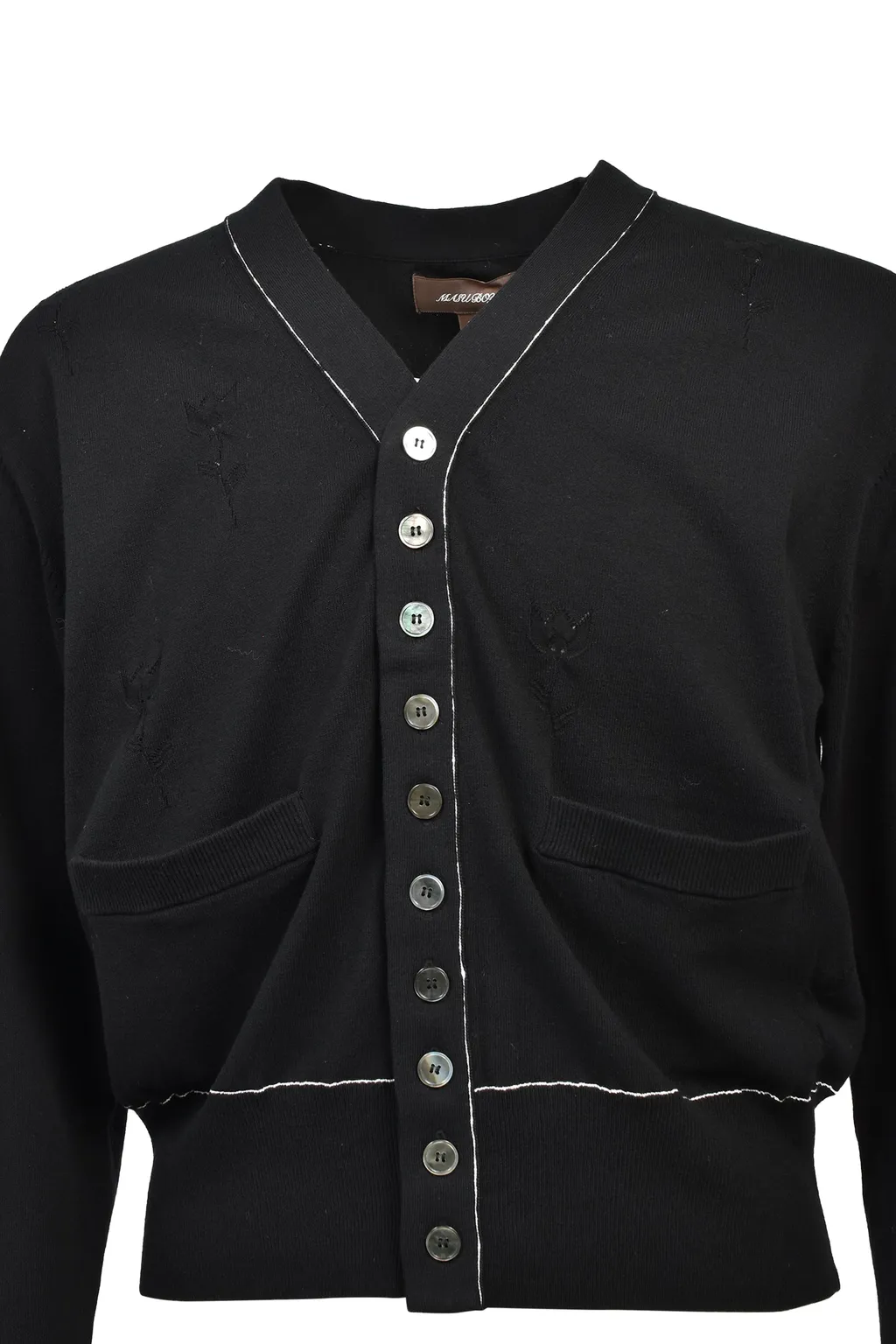 Mb 10 Buttons Cardigan / Blk