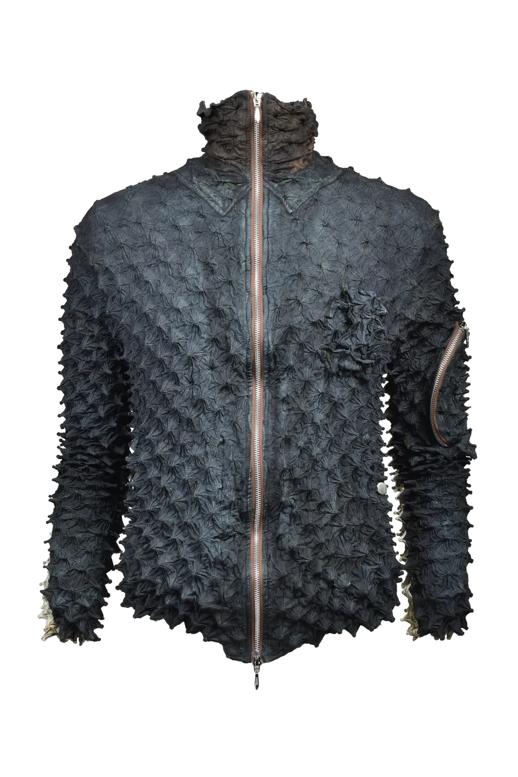 Spiky Flight Jacket / Smoke Blk