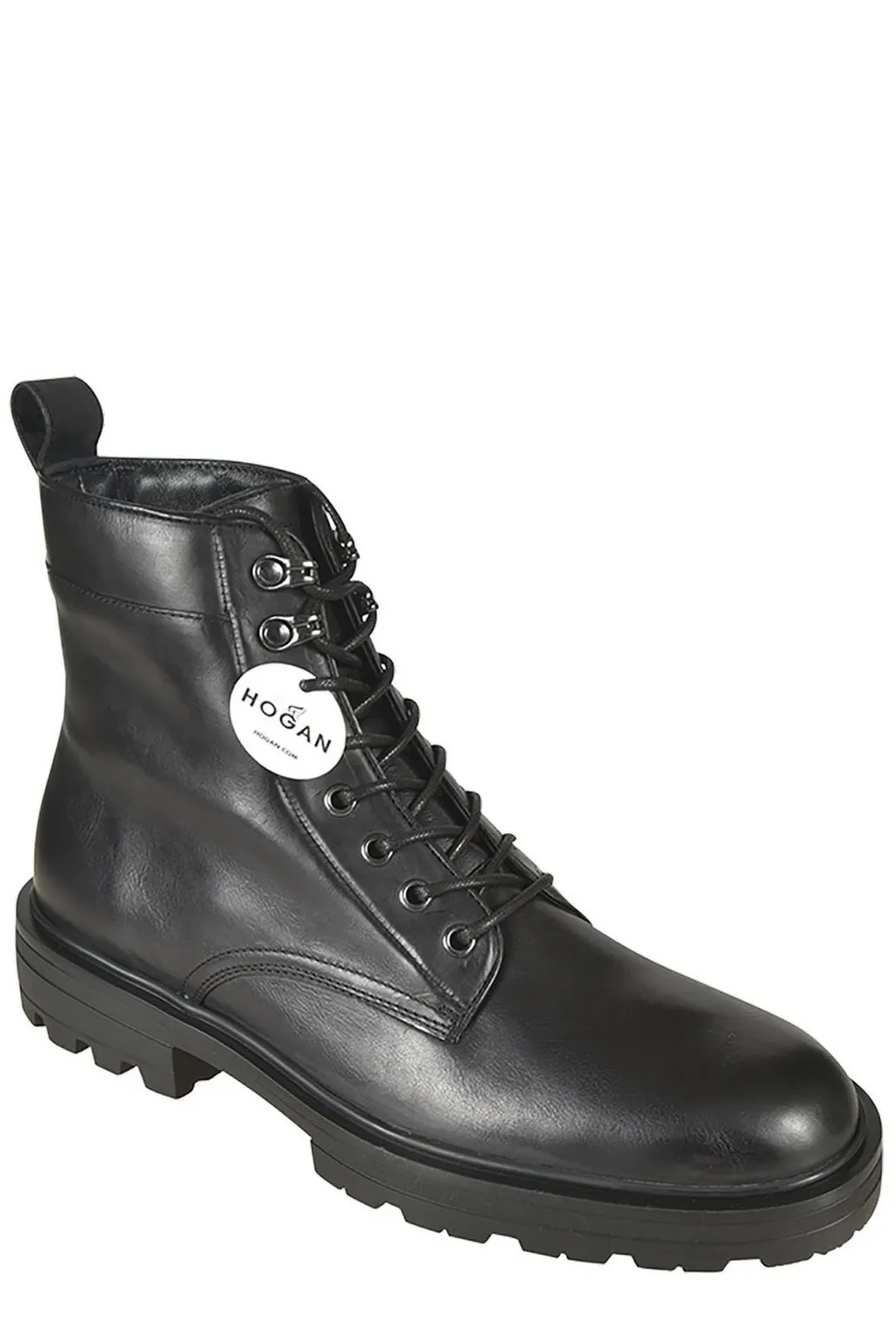 Hogan H673 Lace-Up Combat Boots
