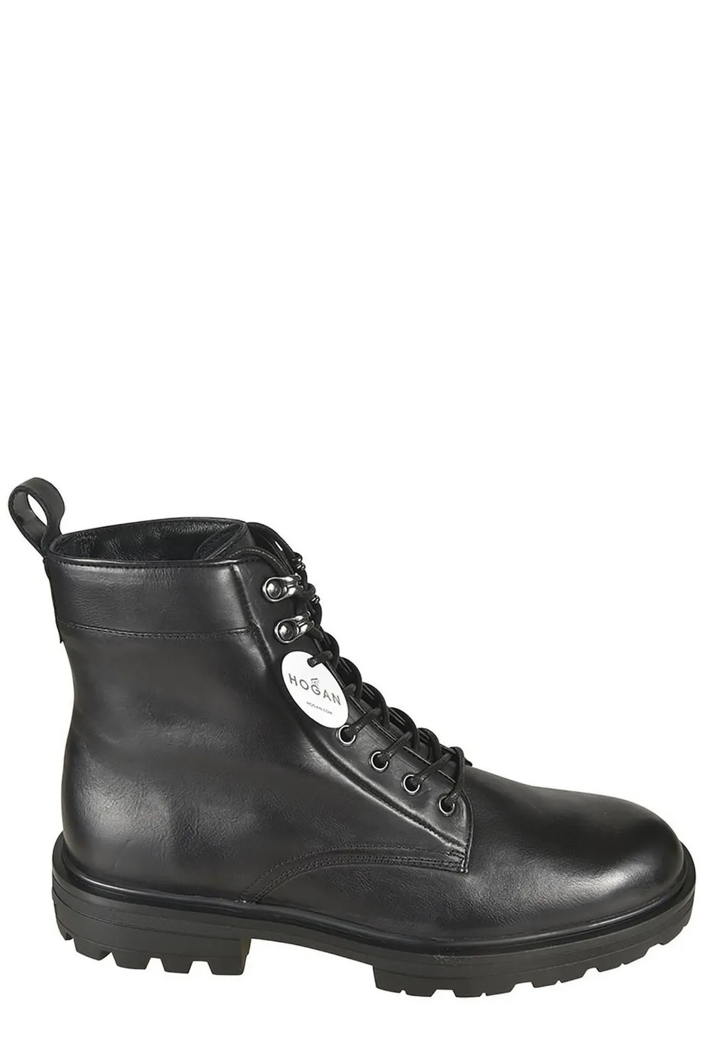 Hogan H673 Lace-Up Combat Boots