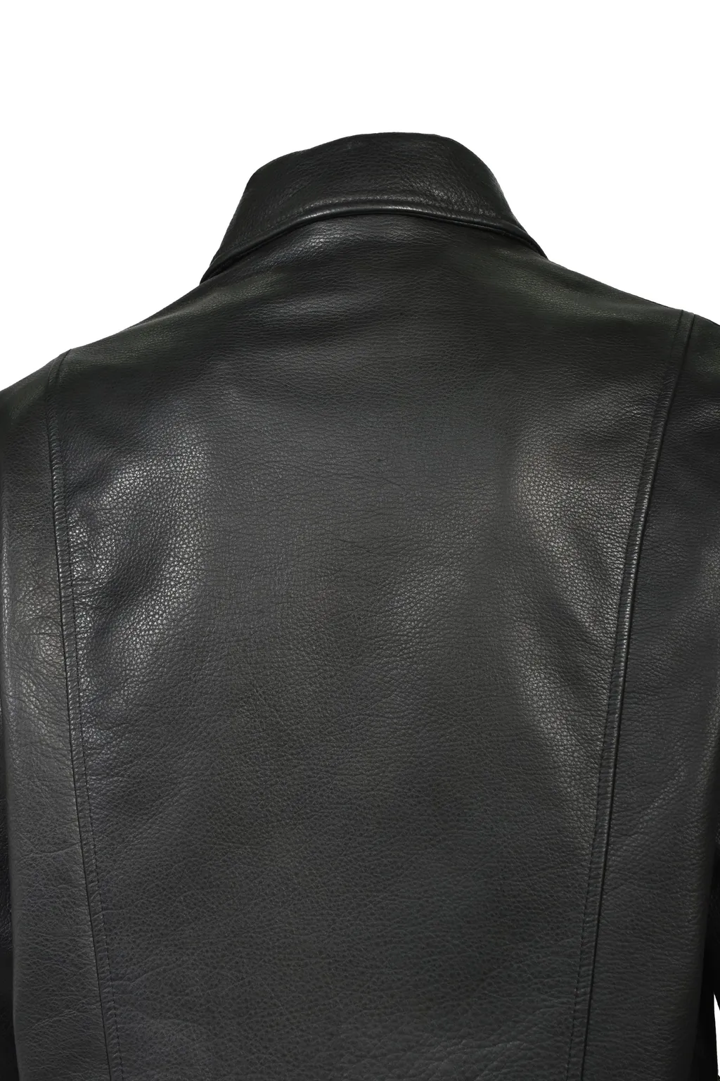 Motorcycle Leather Jacket / Blk