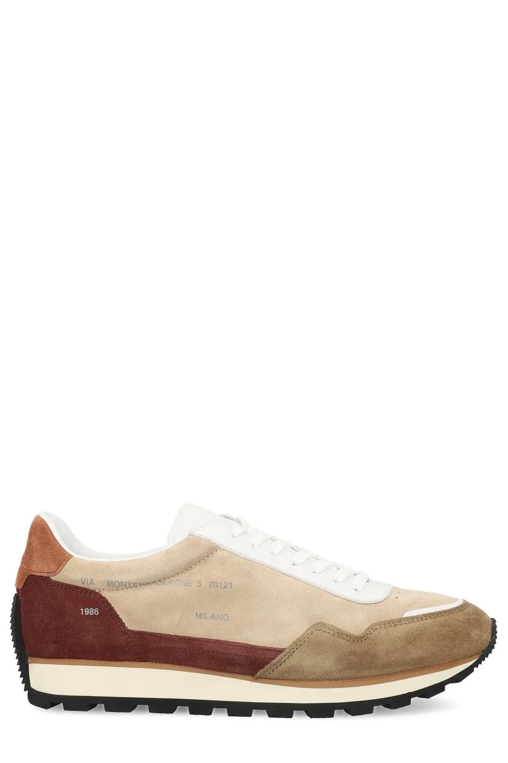 Hogan Round-Toe Lace-Up Sneakers