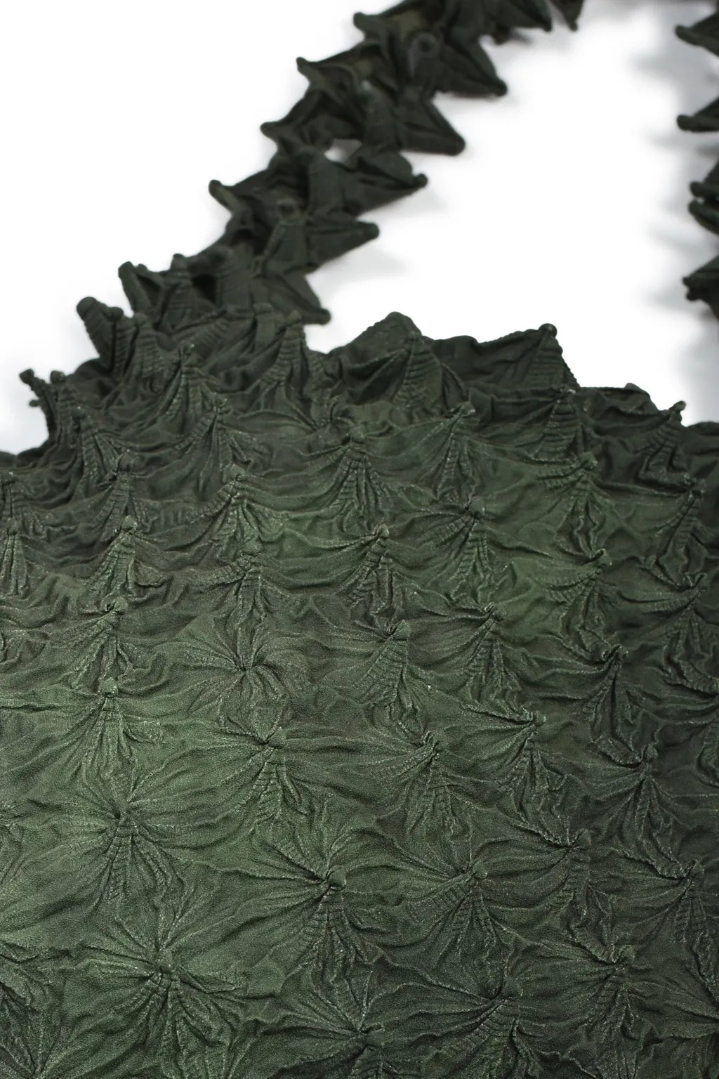Spiky Shopping Bag / Moss Grn