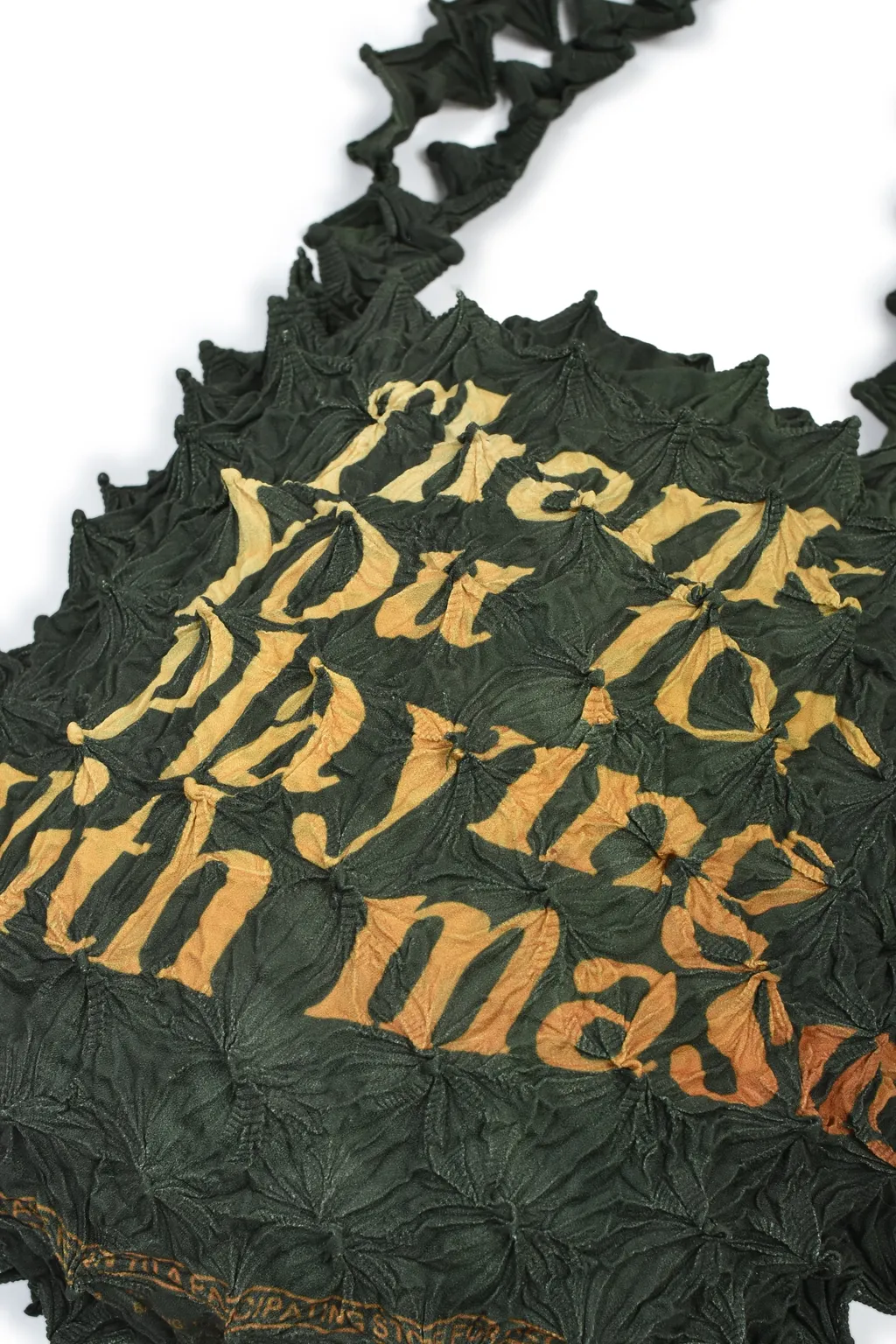Spiky Shopping Bag / Moss Grn