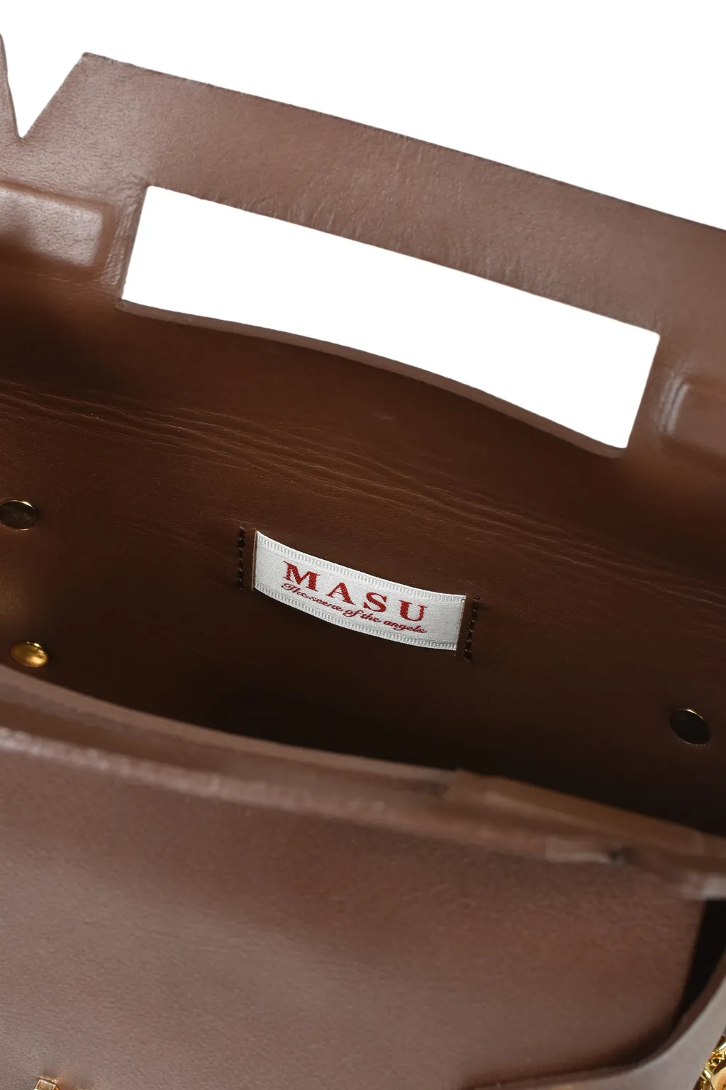 Leather Cake Bag / Chocolate