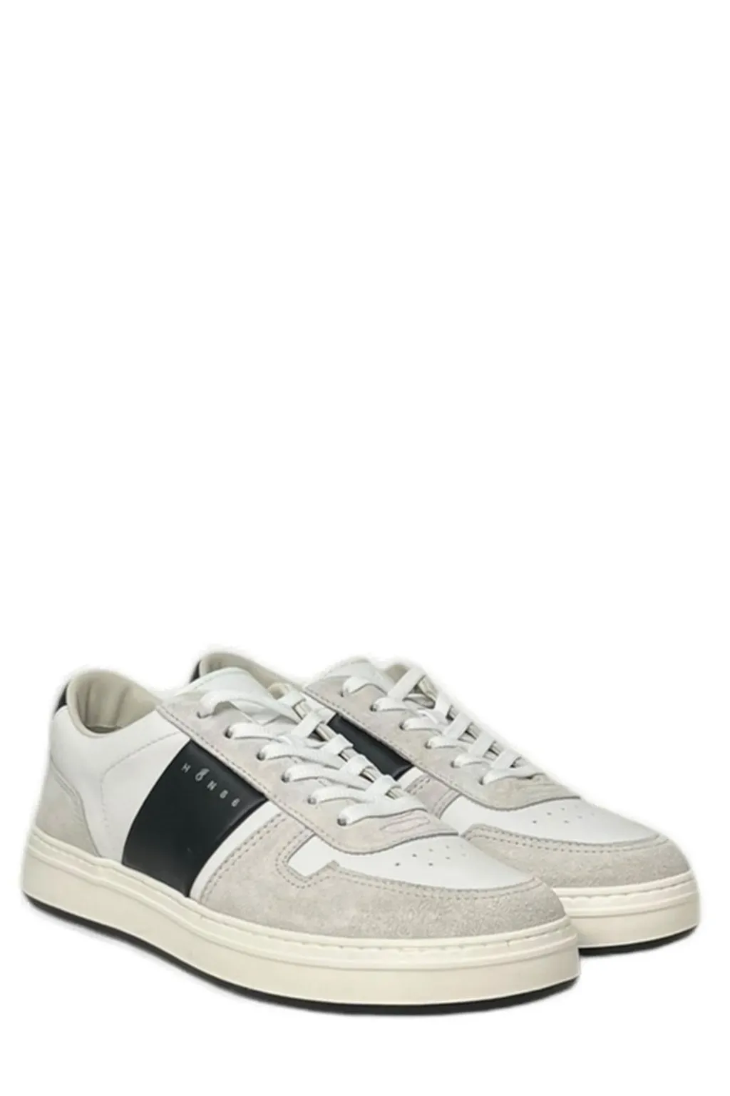 Hogan H668 Logo Printed Lace-Up Sneakers