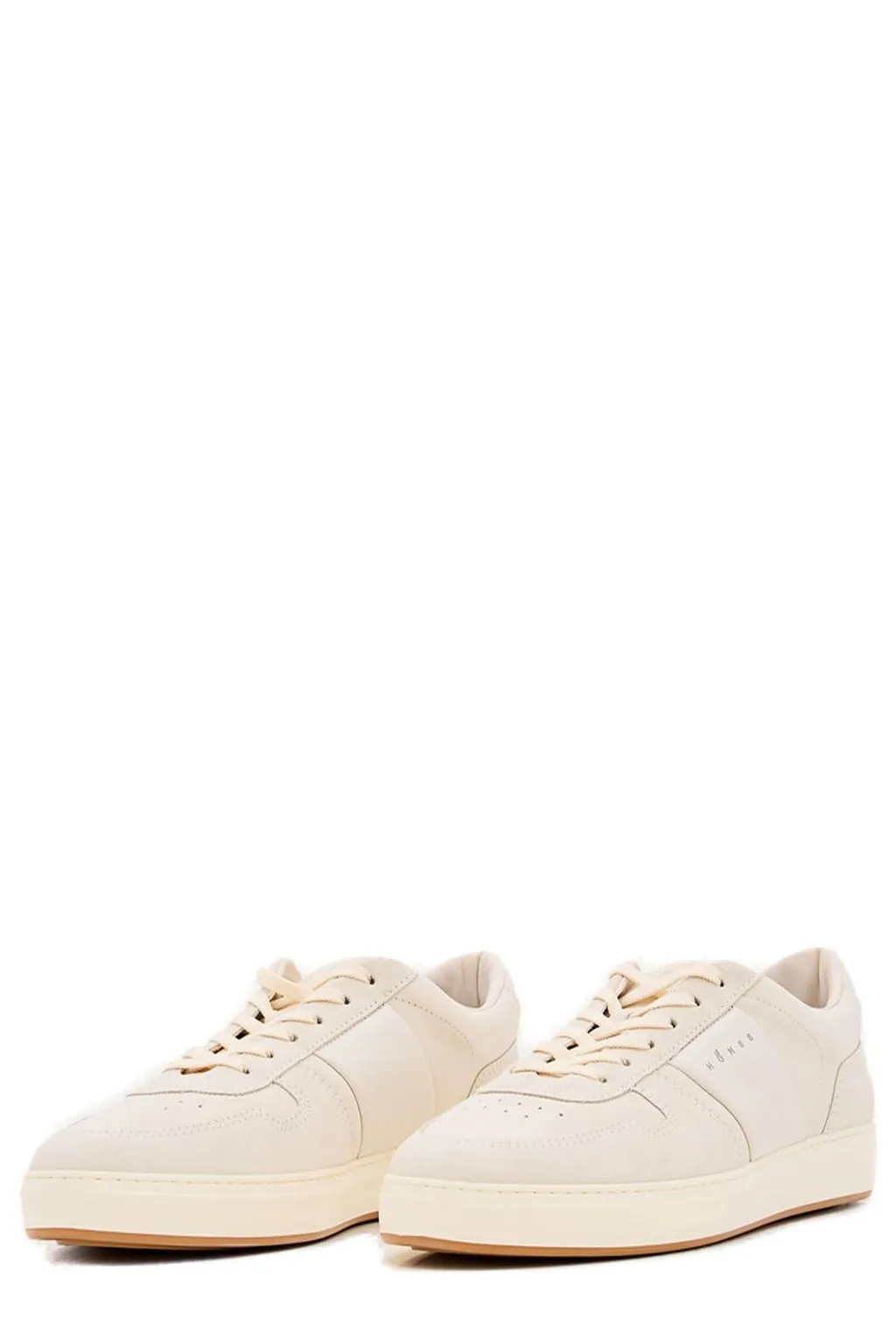 Hogan Logo Printed Lace-Up Sneakers