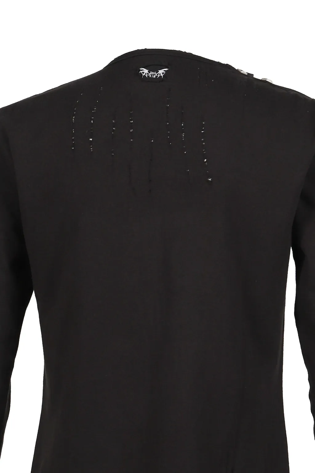 Wound Zip Long Slleve / Blk