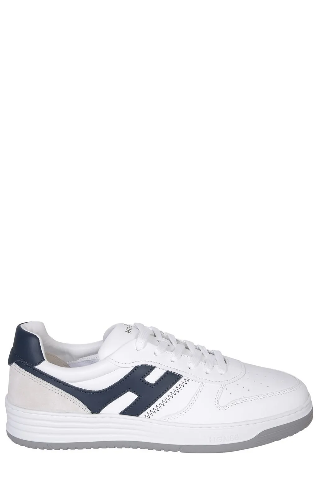 Hogan Logo Patch Lace-Up Sneakers