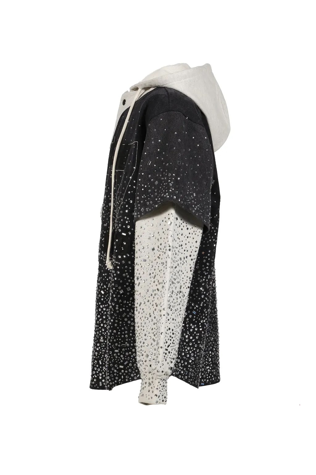 Shattered Glass Knapp Ranch Hoodie / Blk/Gry