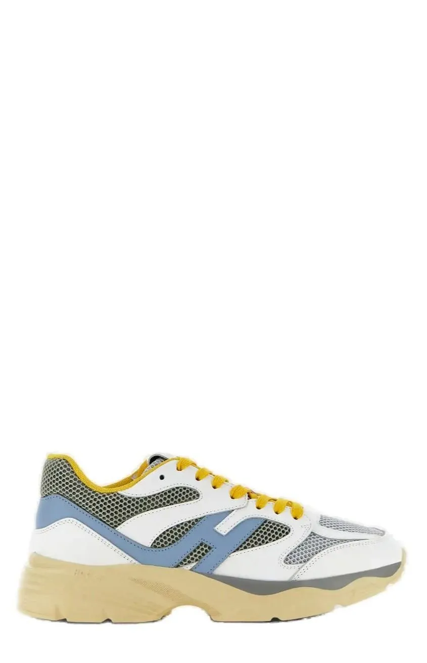 Hogan Mesh-Panelled Low-Top Sneakers