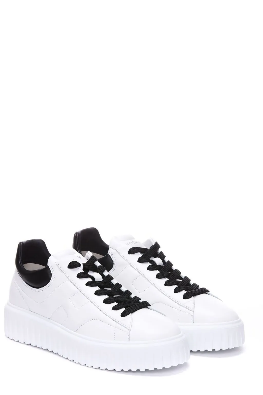 Hogan H-Stripes Lace-Up Sneakers